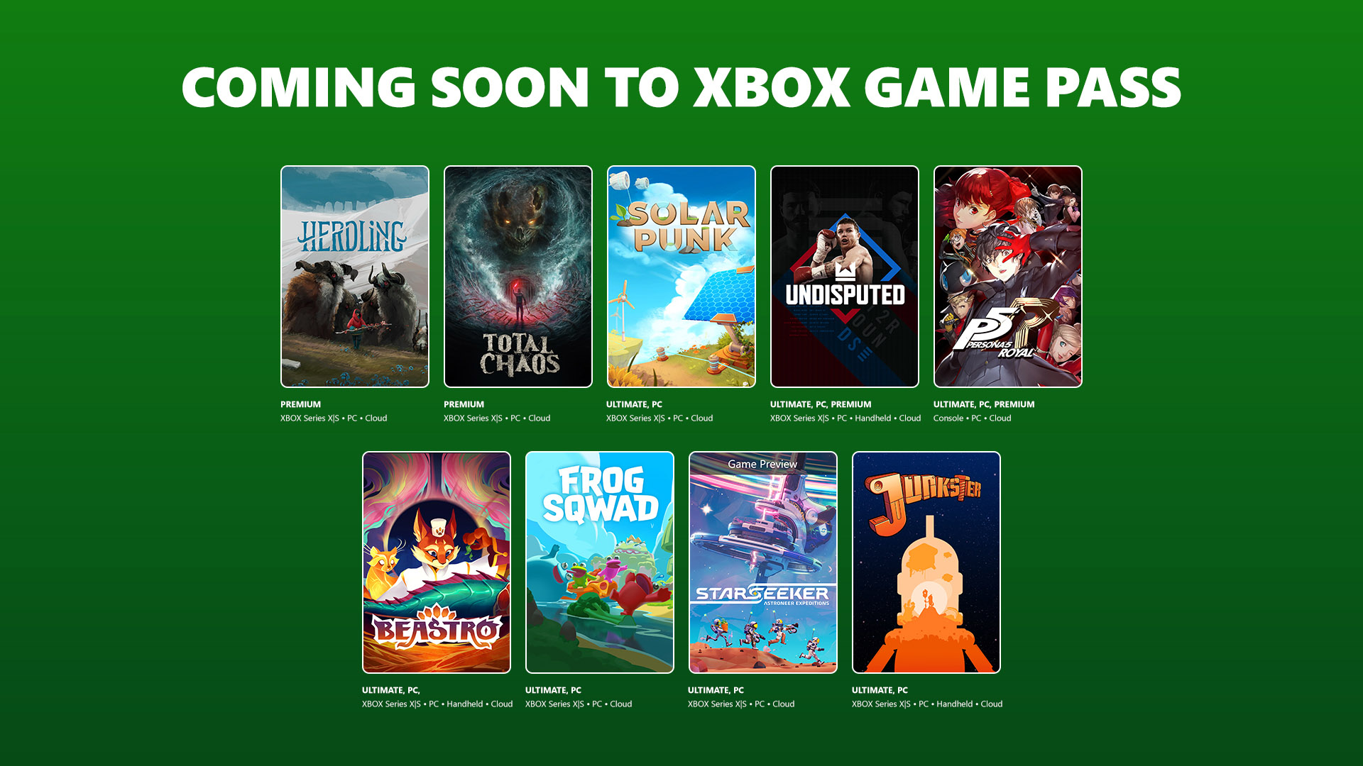 Xbox Wire June 2026 Game Pass announcement hero image