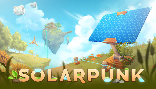 Solarpunk official Steam store capsule art